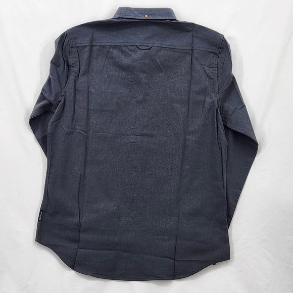 Ben Sherman NWT Mens M Herringbone Button Down Shirt BS35LW434 Camouflage Green - Picture 2 of 8